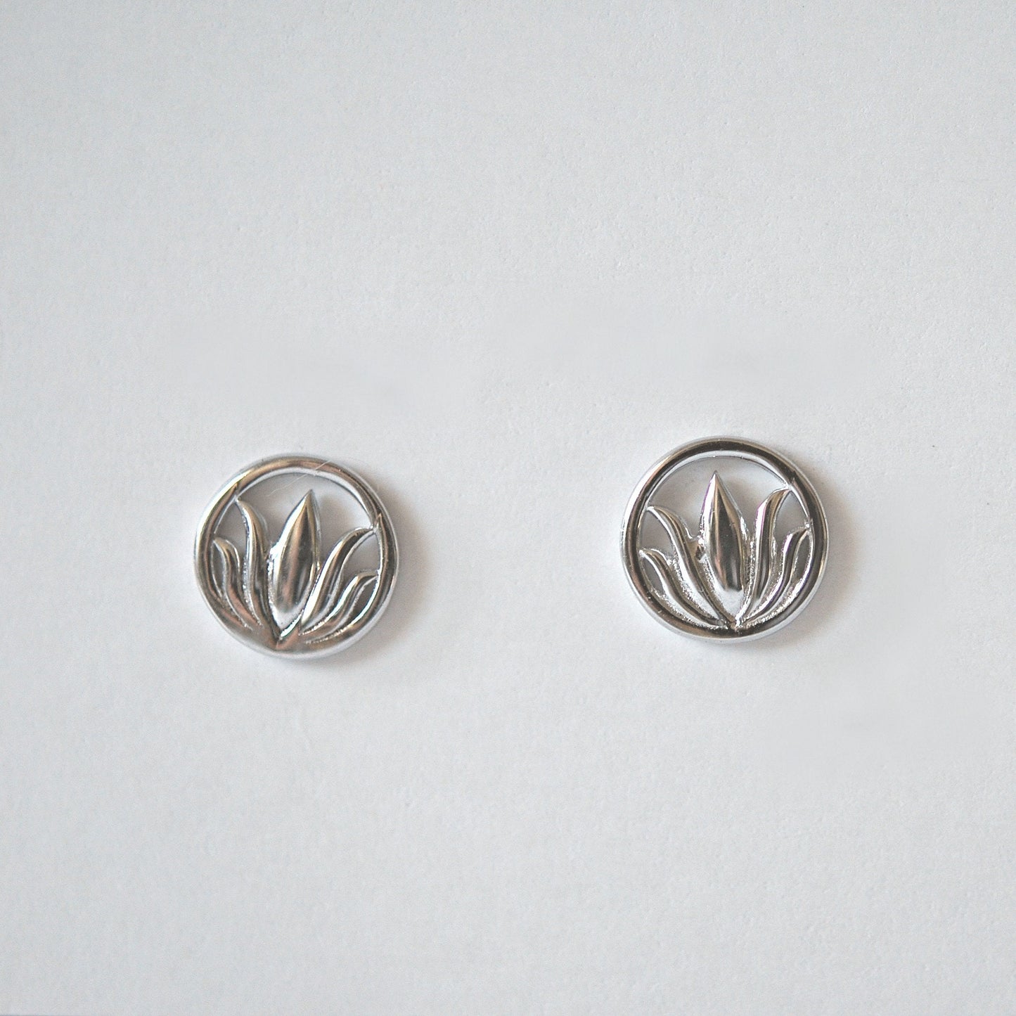 Sterling silver lotus flower stud earrings, yoga earrings, dainty silver studs, sterling silver earrings, lotus studs, flower earrings