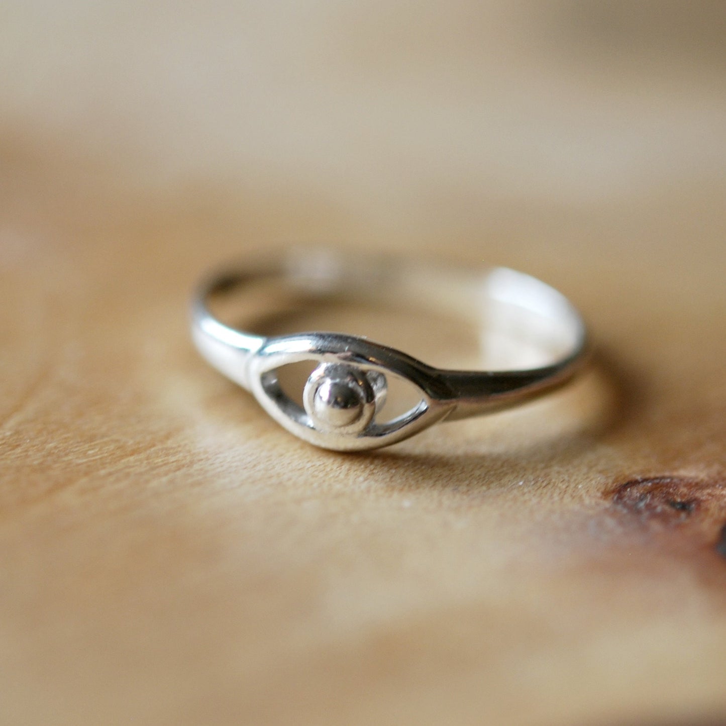 Sterling silver evil eye ring, rings for women, spiritual jewelry, protection ring, silver eye ring, greek ring, talisman, silver ring