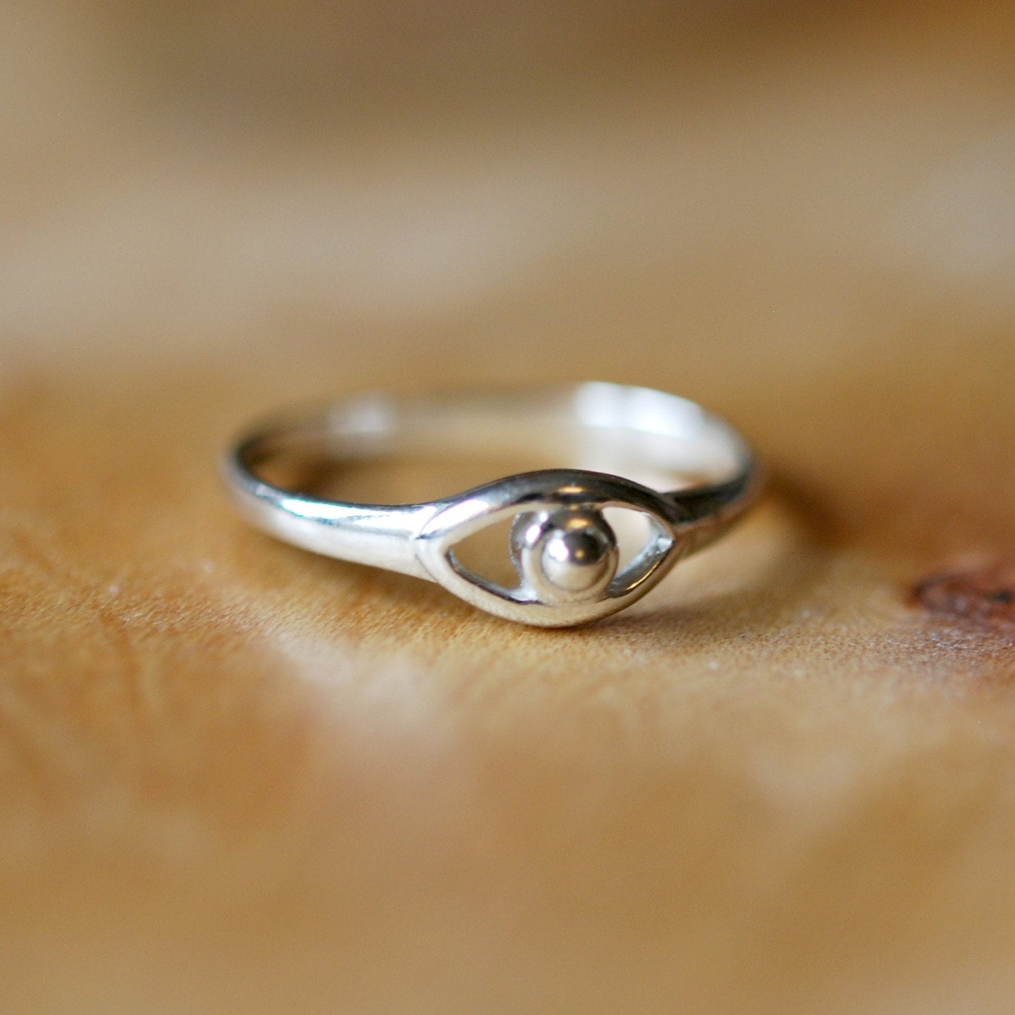 Sterling silver evil eye ring, rings for women, spiritual jewelry, protection ring, silver eye ring, greek ring, talisman, silver ring