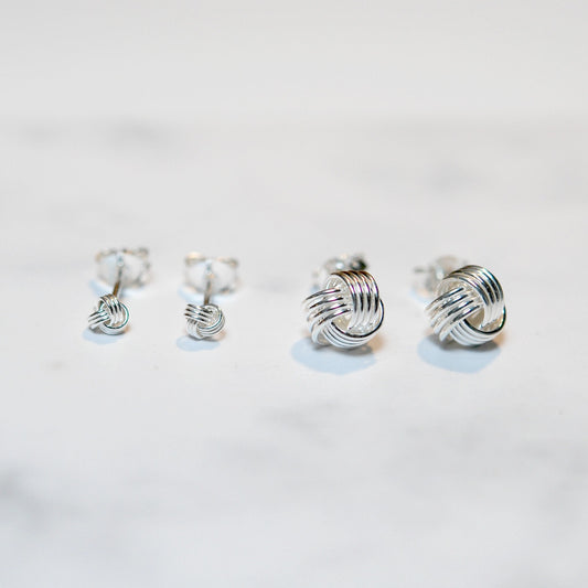 Love knot earrings