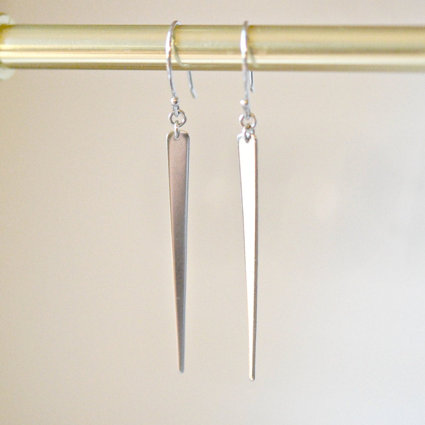 Accra long spike earrings