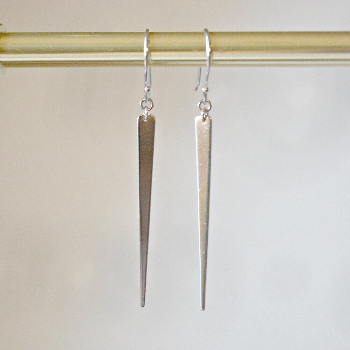 Accra long spike earrings