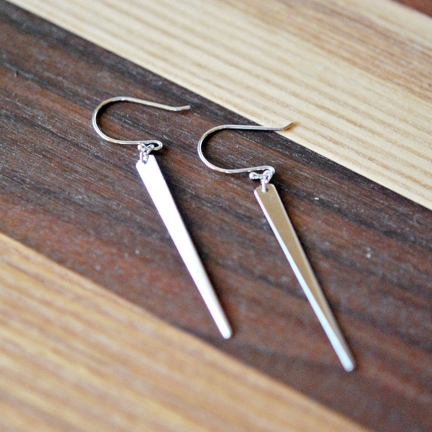 Accra long spike earrings