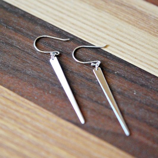 Accra long spike earrings