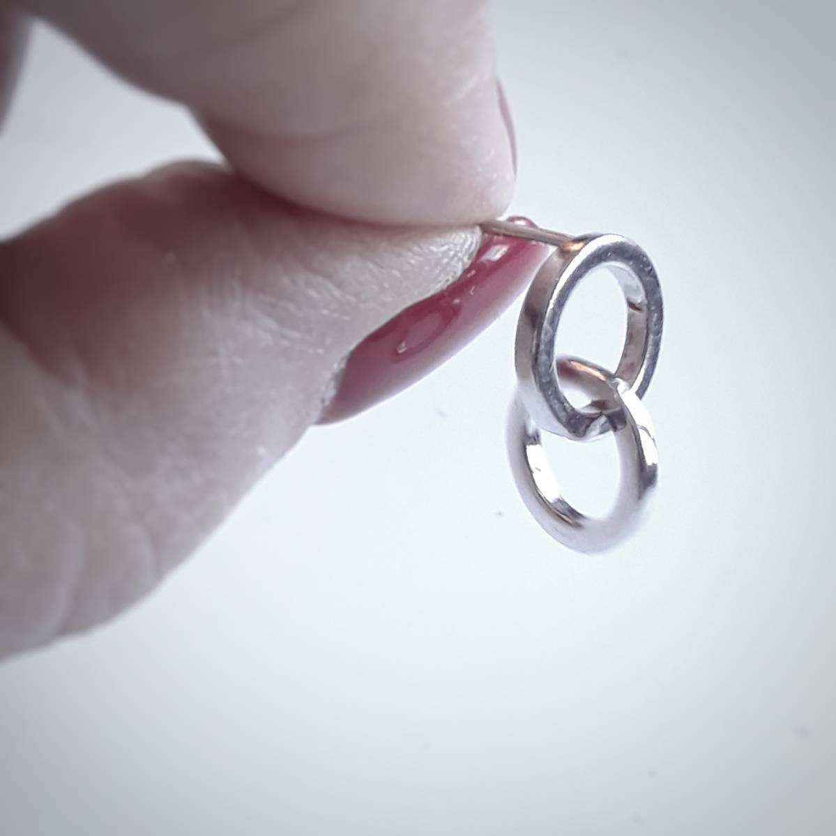 Nicole double circle stud earrings