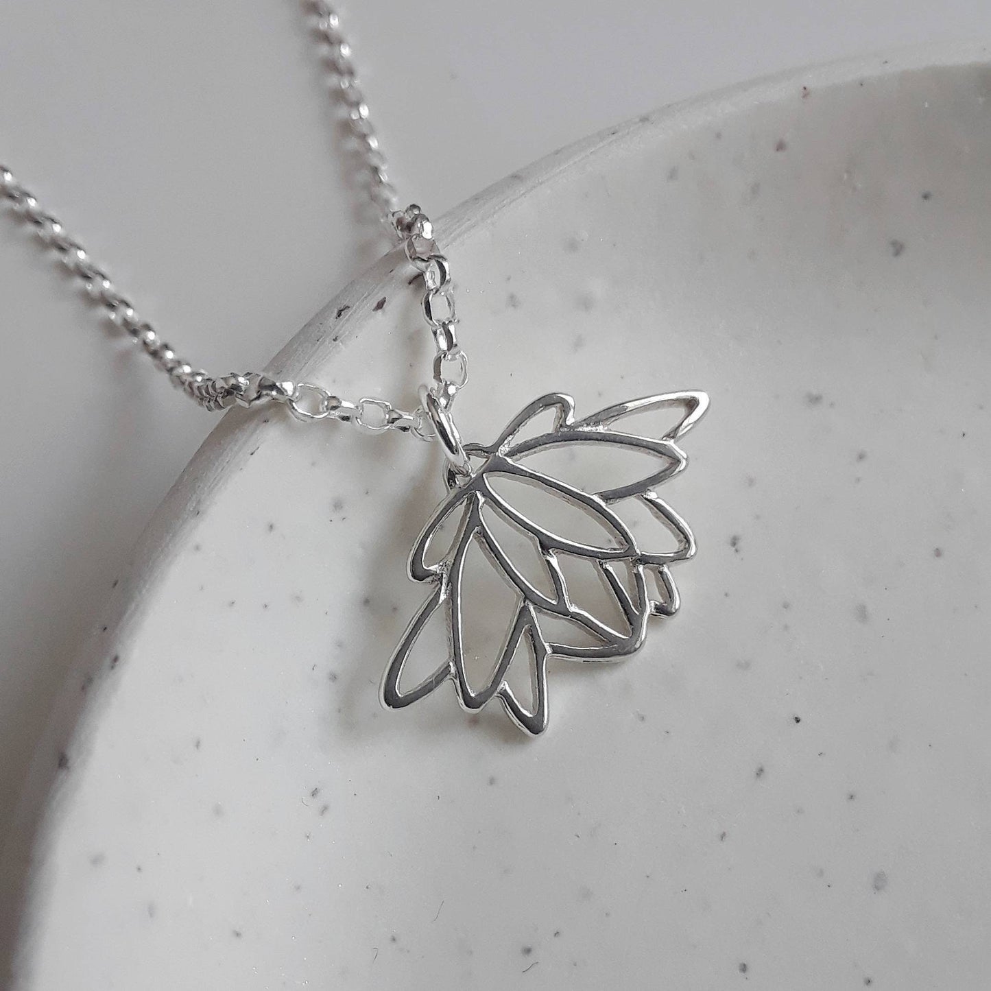 Lotus necklace