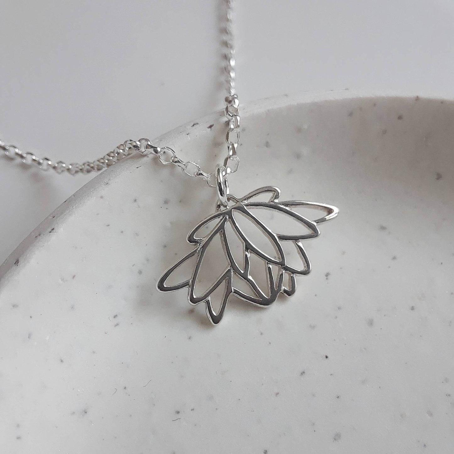 Lotus necklace