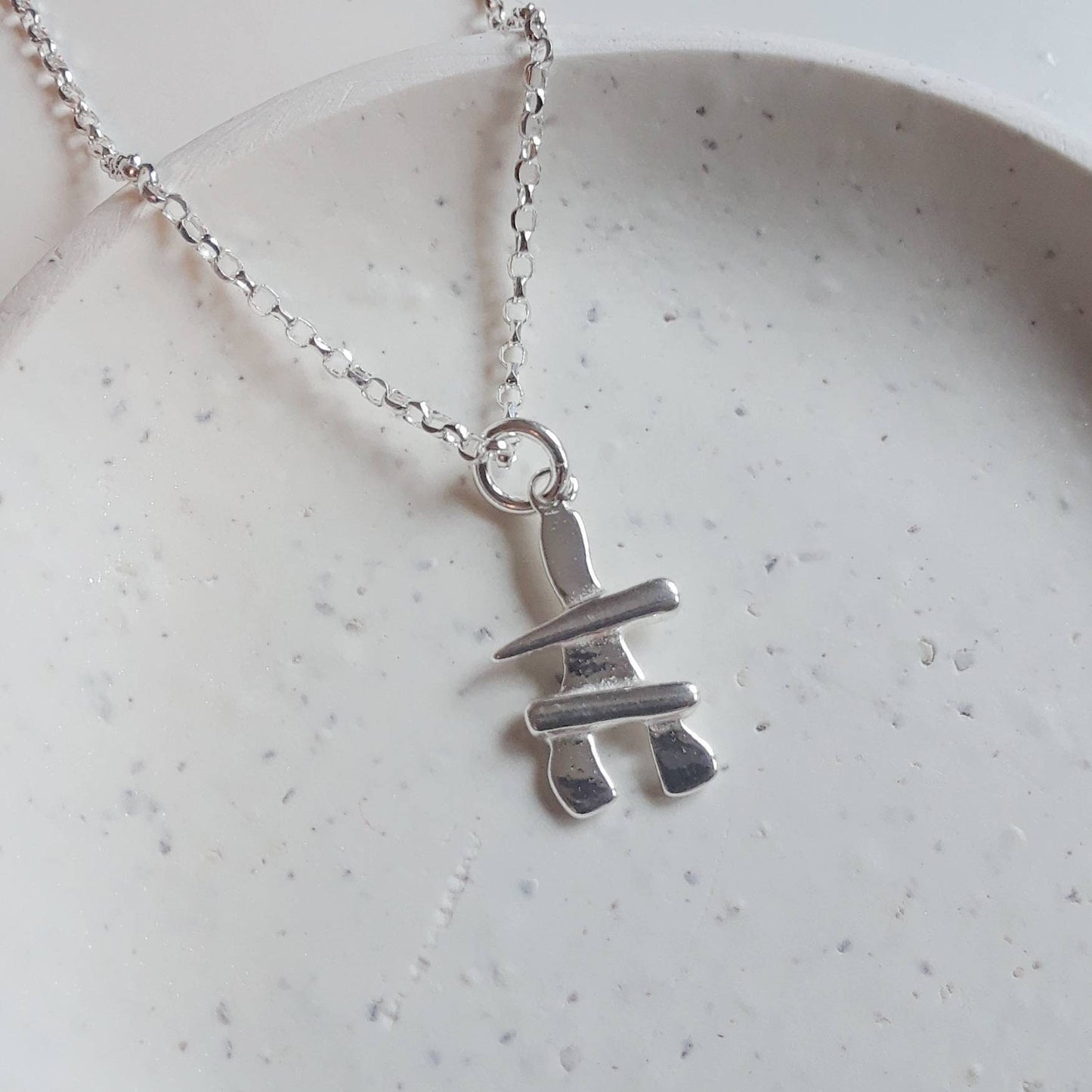 Inukshuk necklace