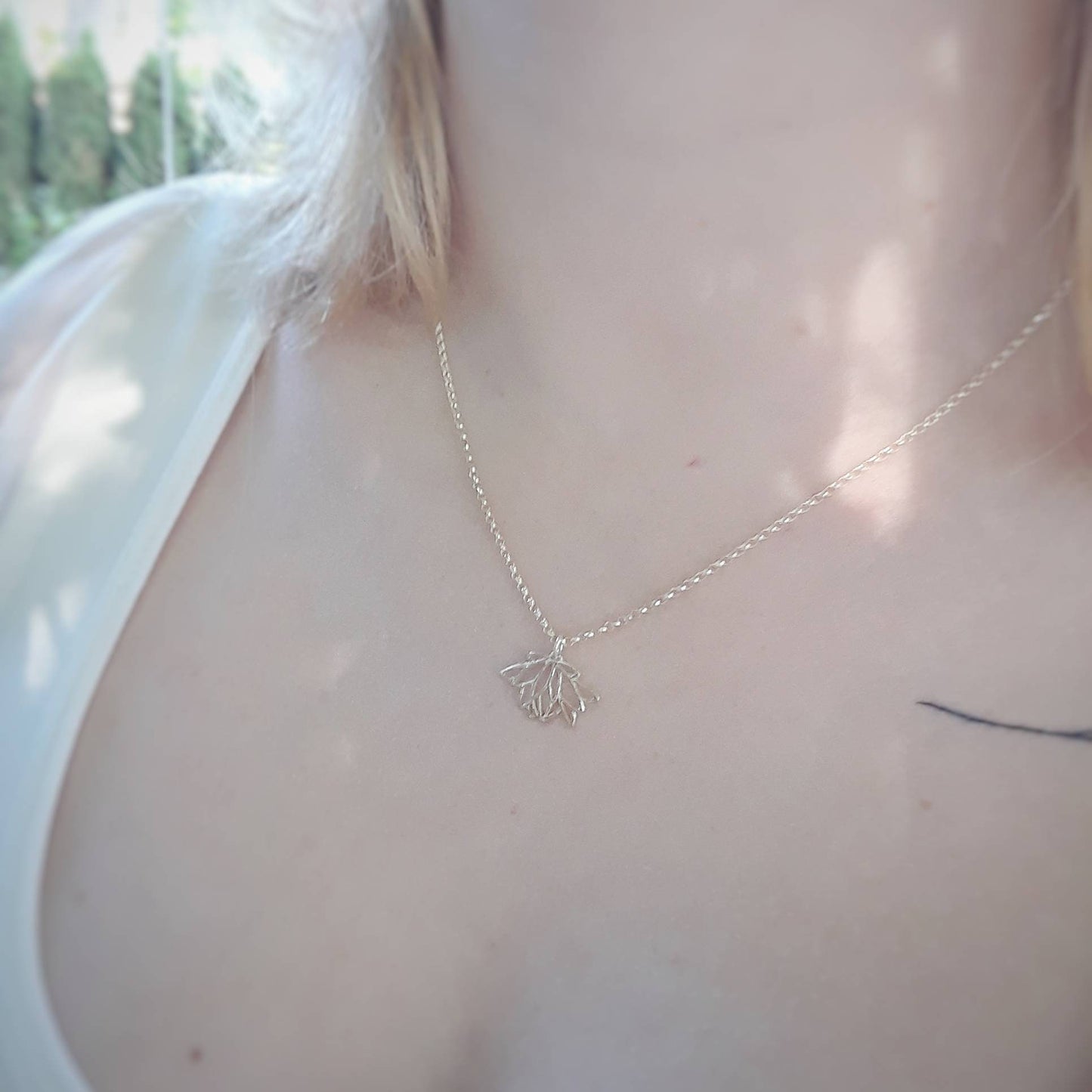 Lotus necklace