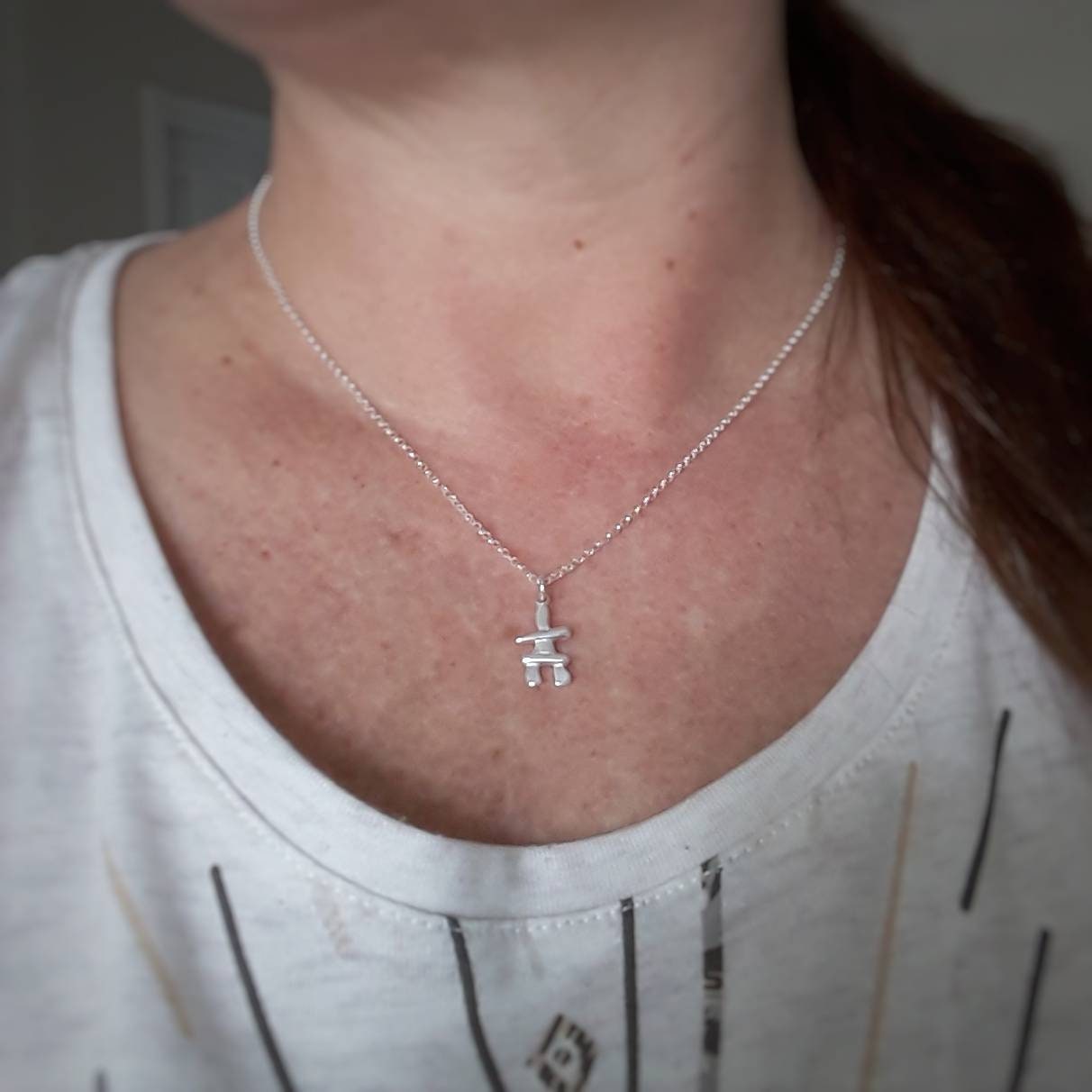 Inukshuk necklace
