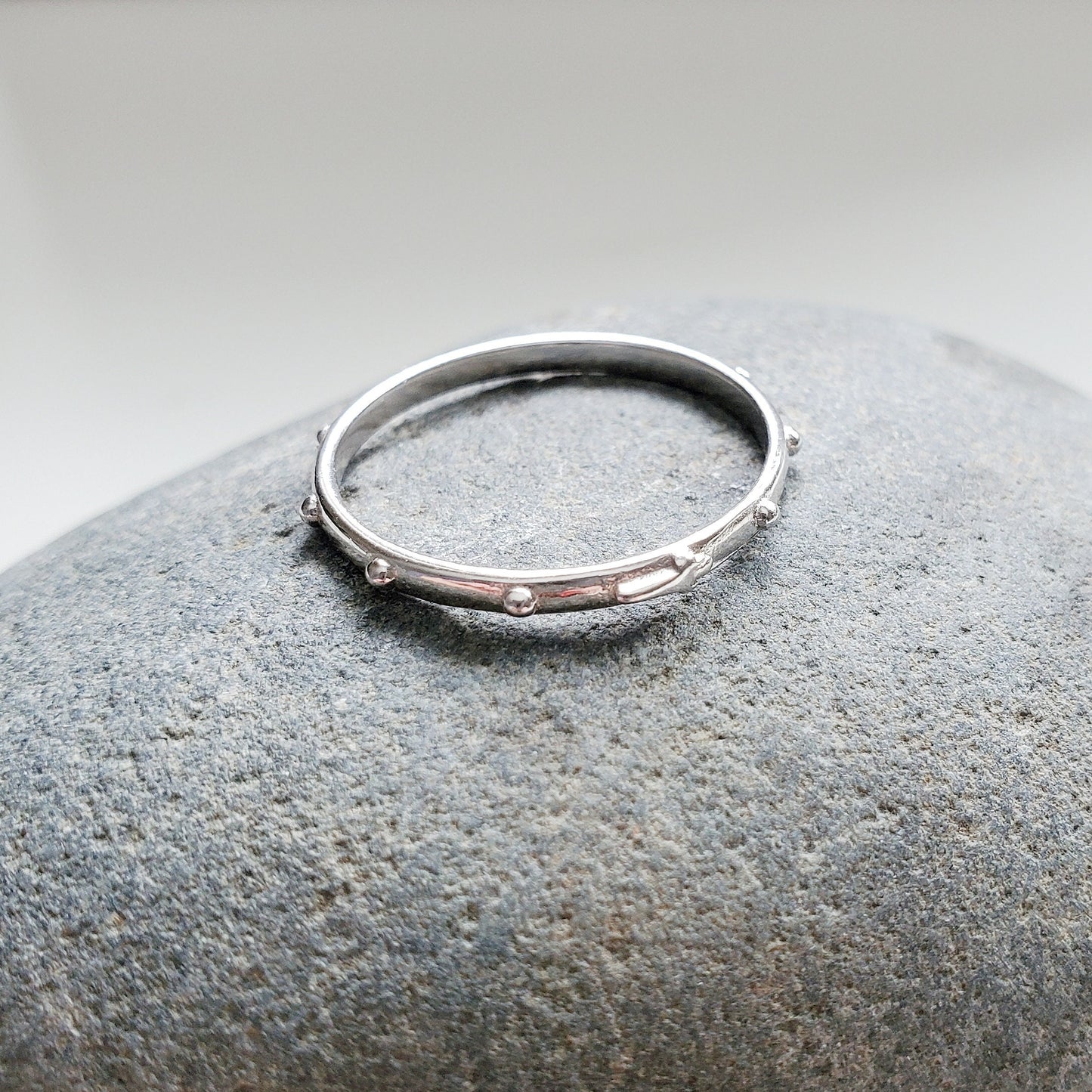 Rosary band ring
