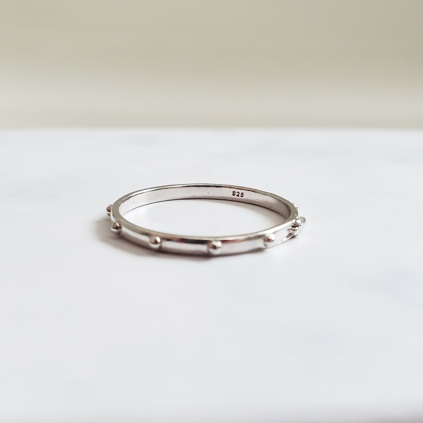 Rosary band ring