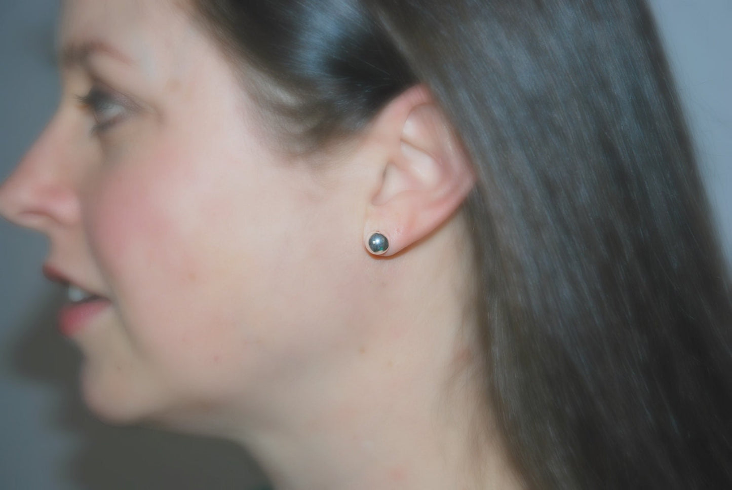 Sterling silver ball stud earrings, 8mm ball earrings, sterling silver earrings, everyday earrings, simple studs, classic jewelry