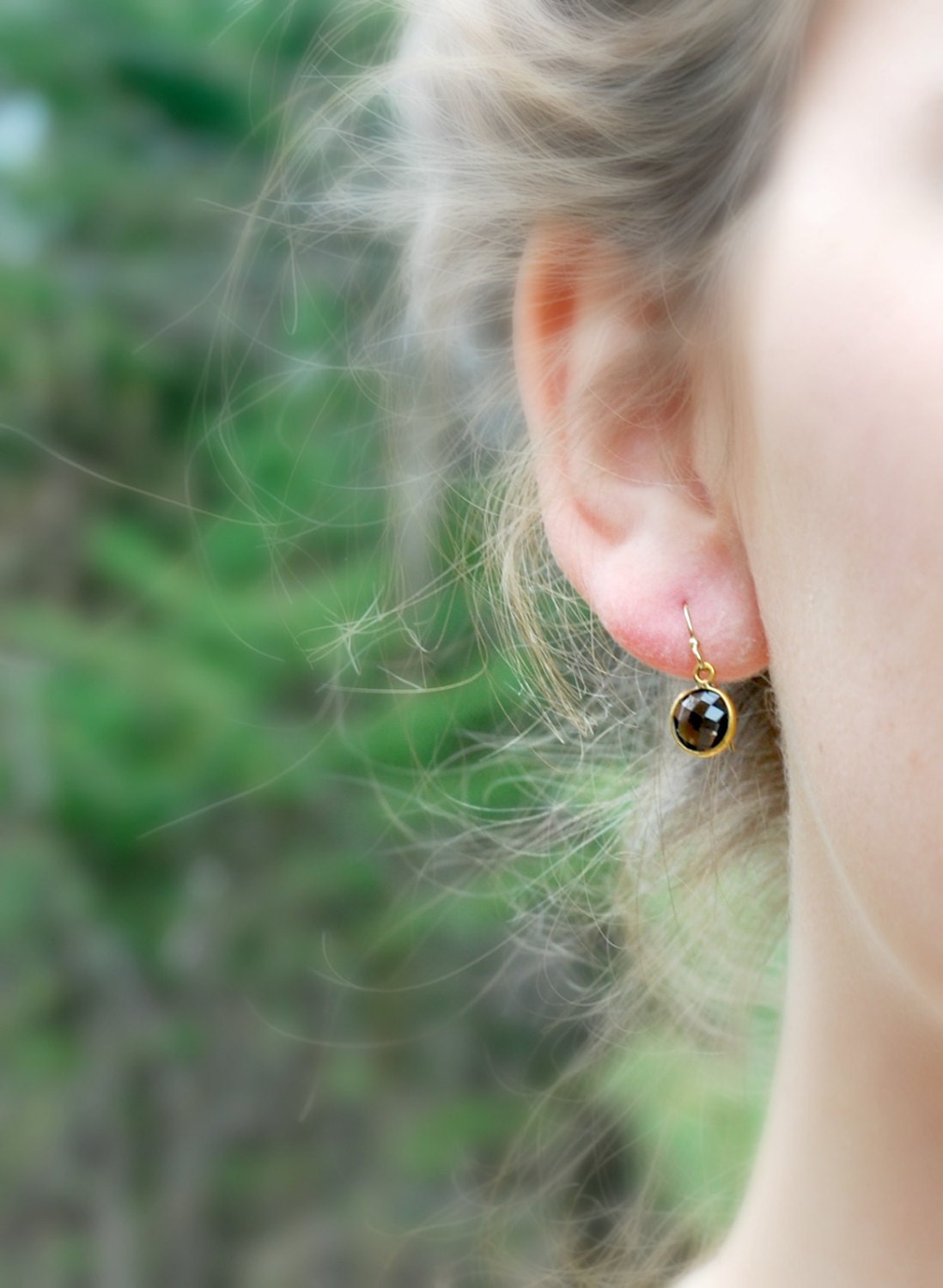 Pixie amethyst earrings