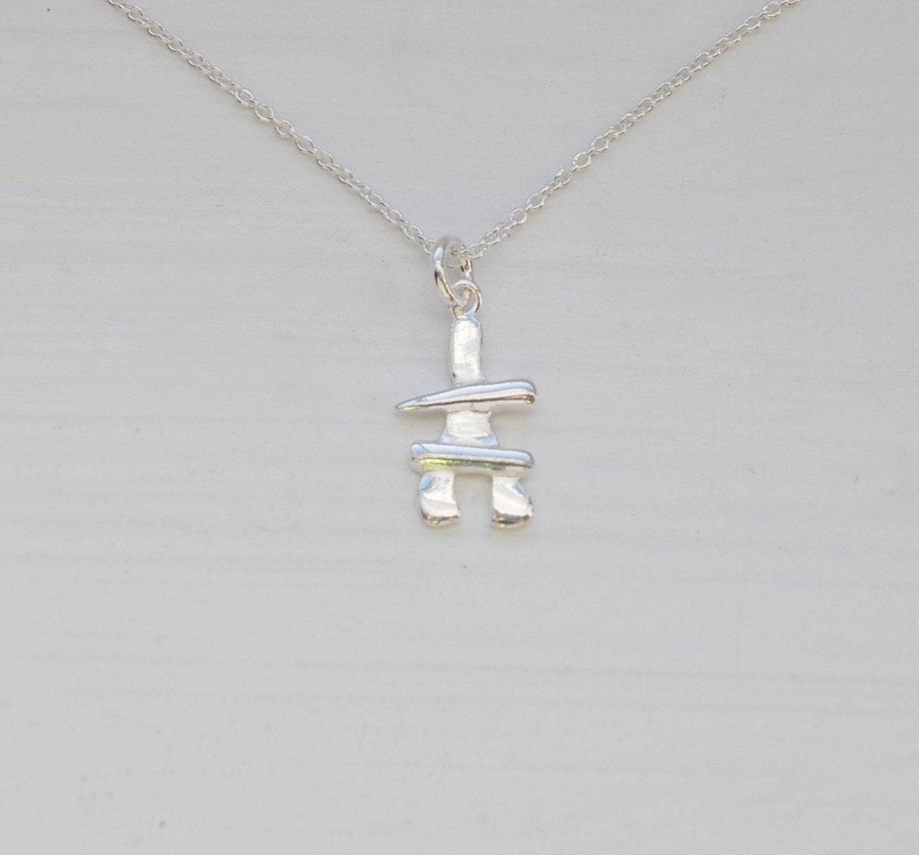Inukshuk necklace