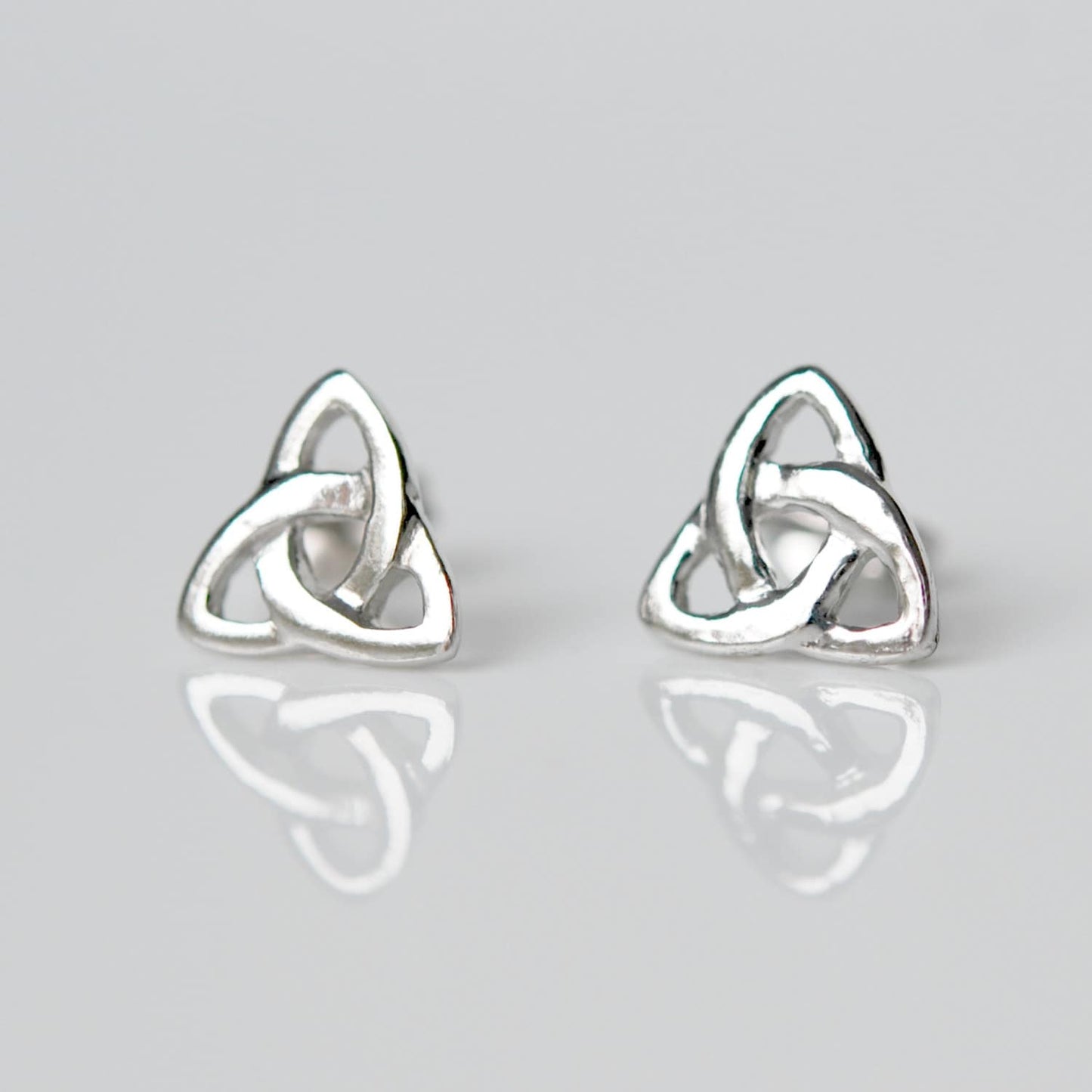 Celtic knot stud earrings