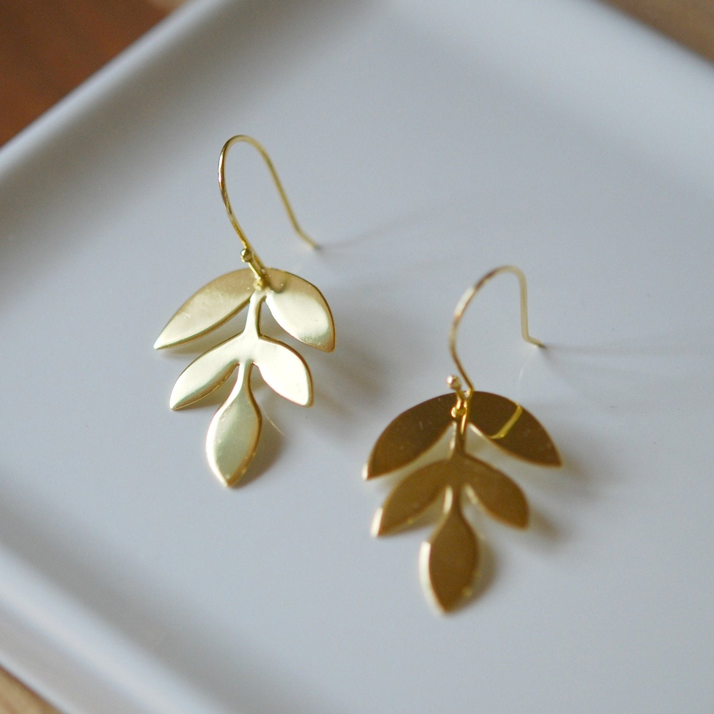 Apia leaf earrings