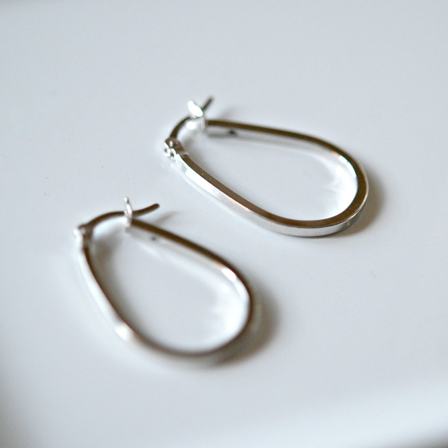 Columbo horseshoe hoop earrings