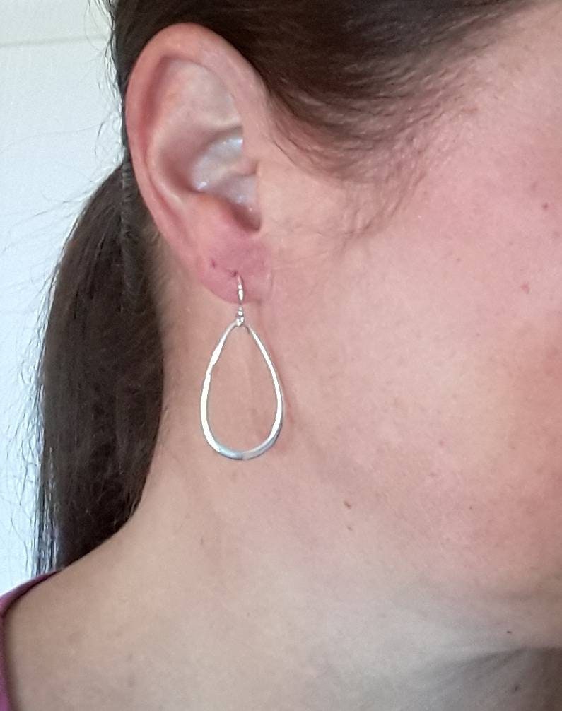 Gemini teardrop earrings