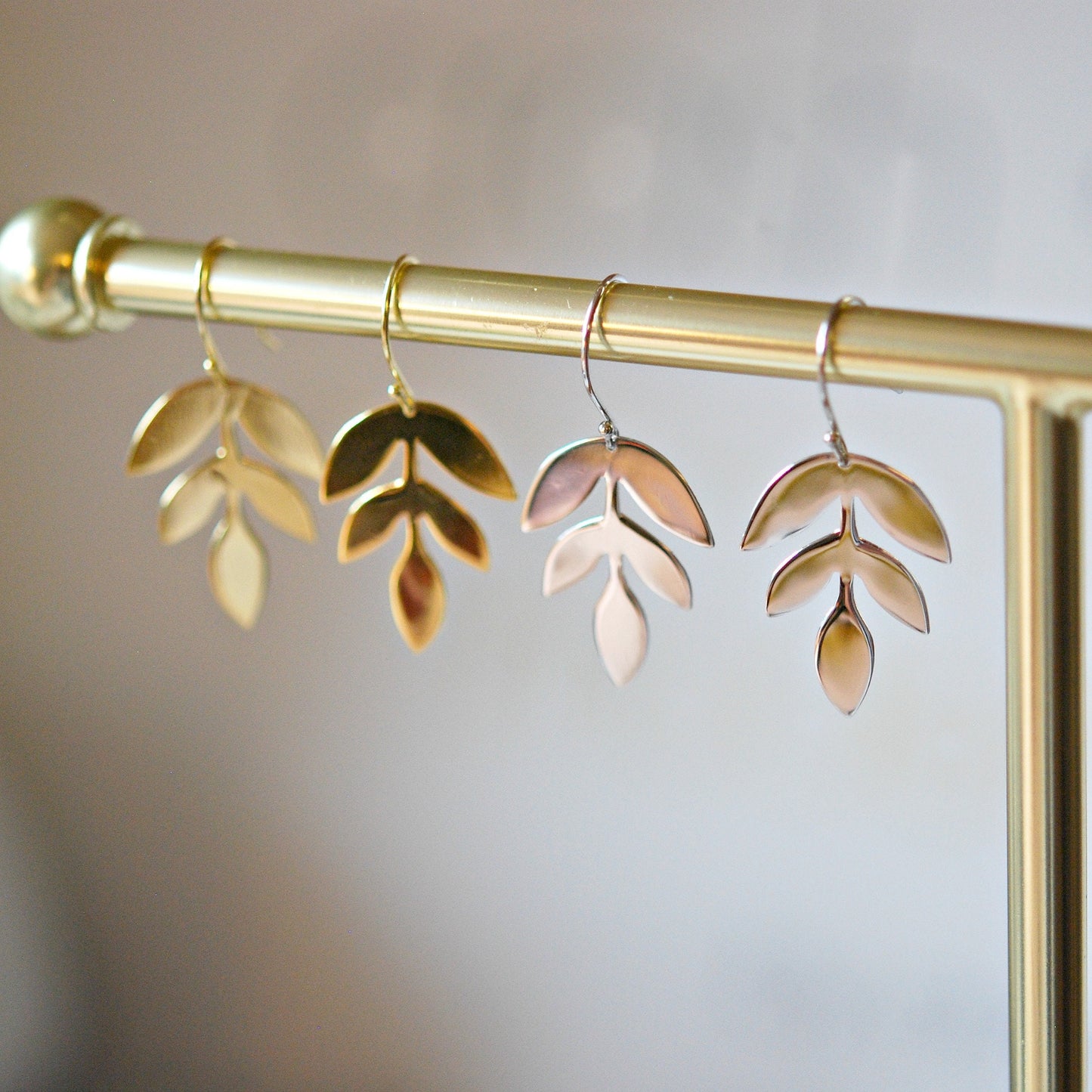 Apia leaf earrings