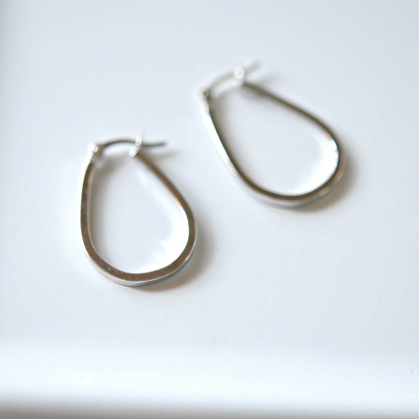 Columbo horseshoe hoop earrings