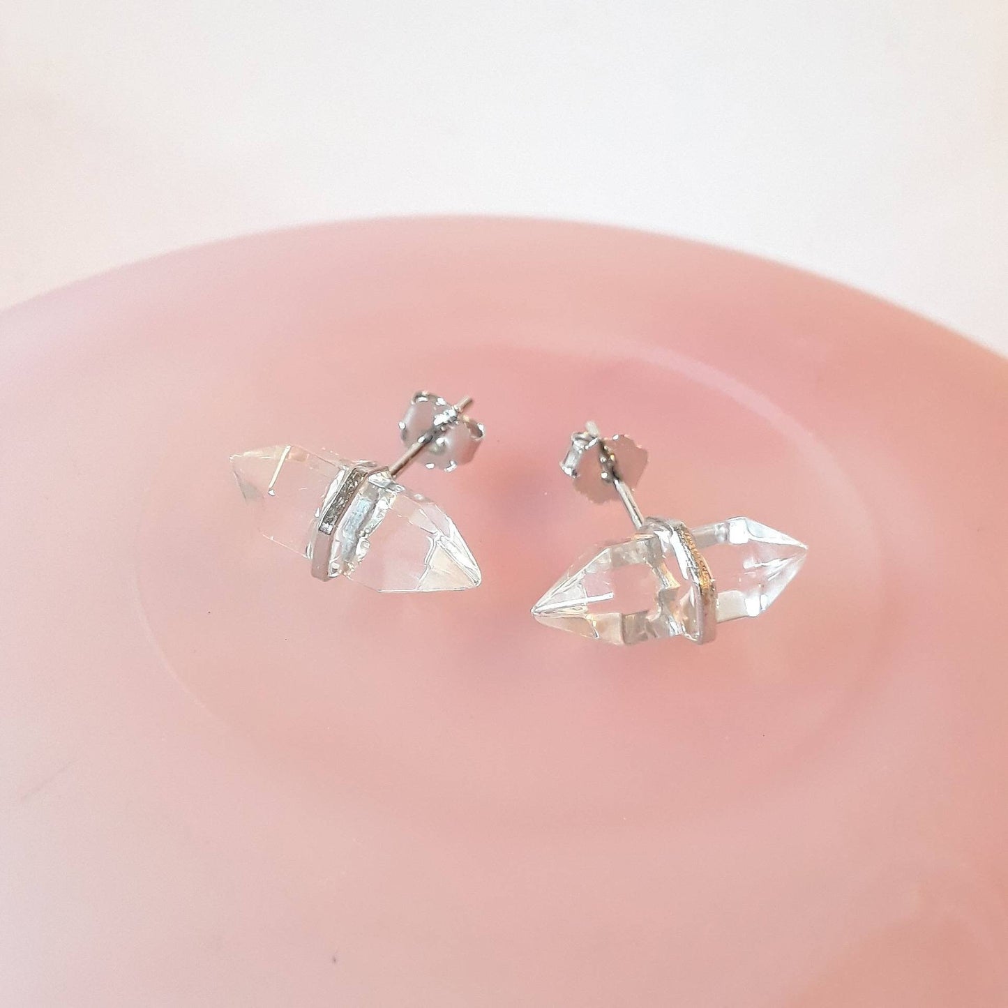 Gemstone spike studs