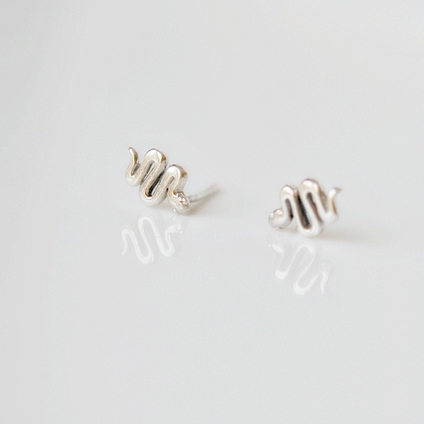 Lauren snake stud earrings