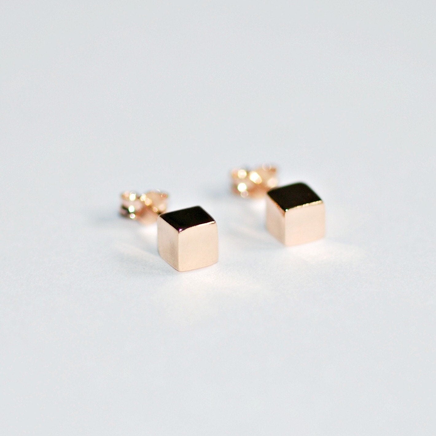 Mackenzie cube stud earrings