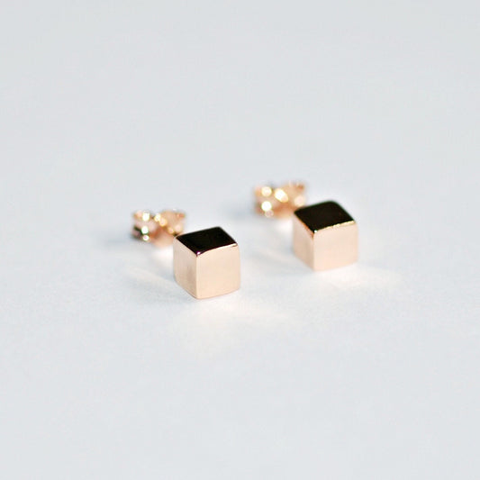 Mackenzie cube stud earrings