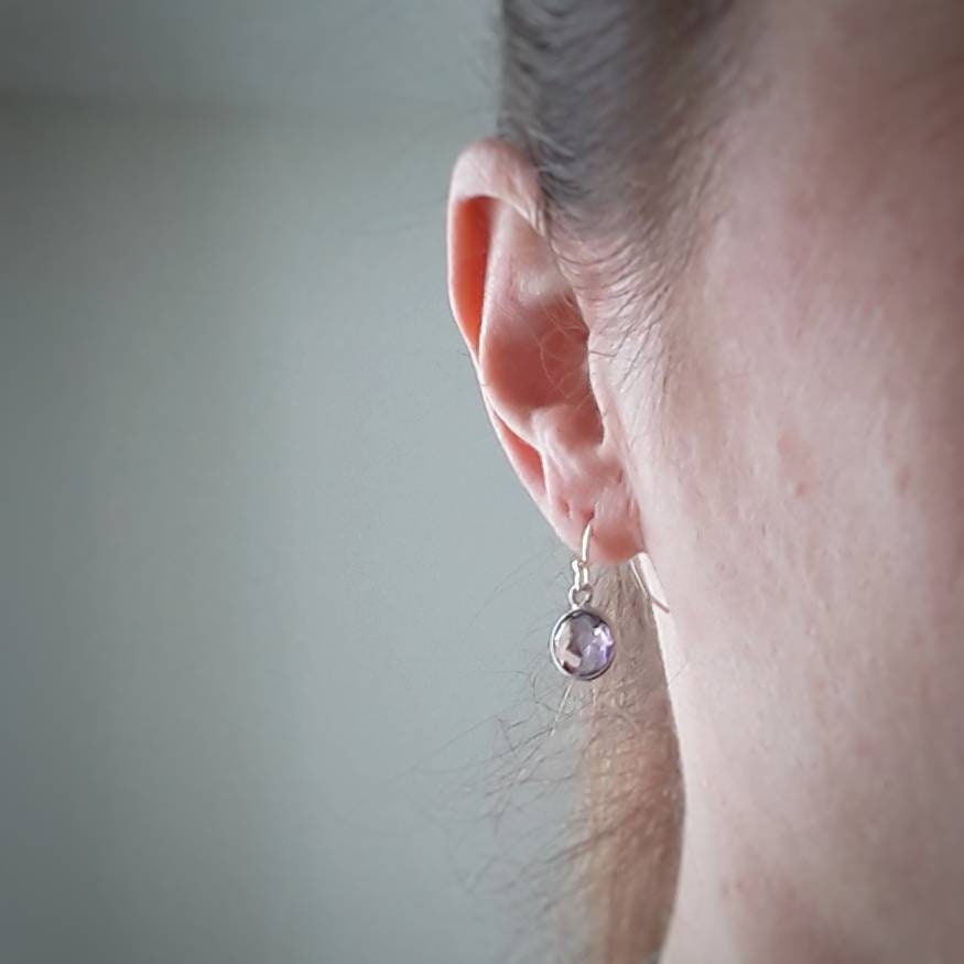 Pixie amethyst earrings