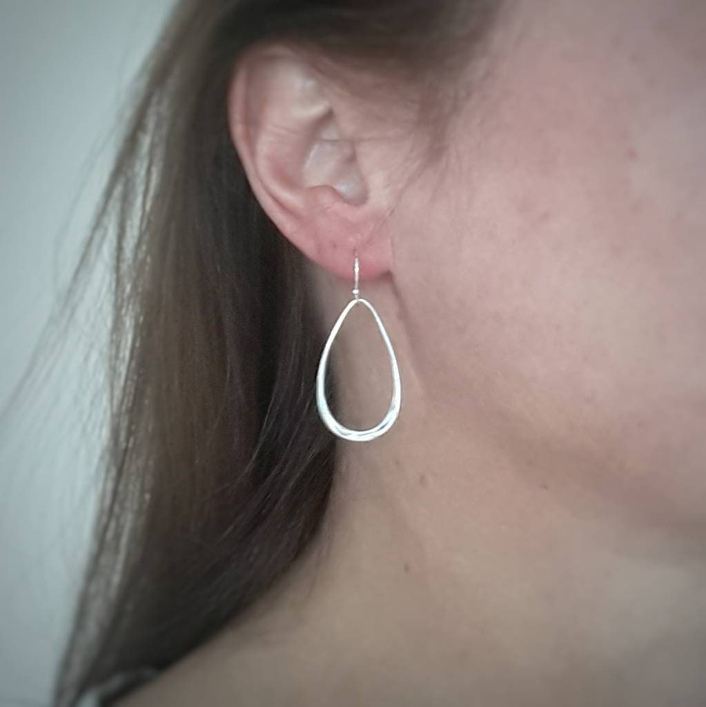 Gemini teardrop earrings