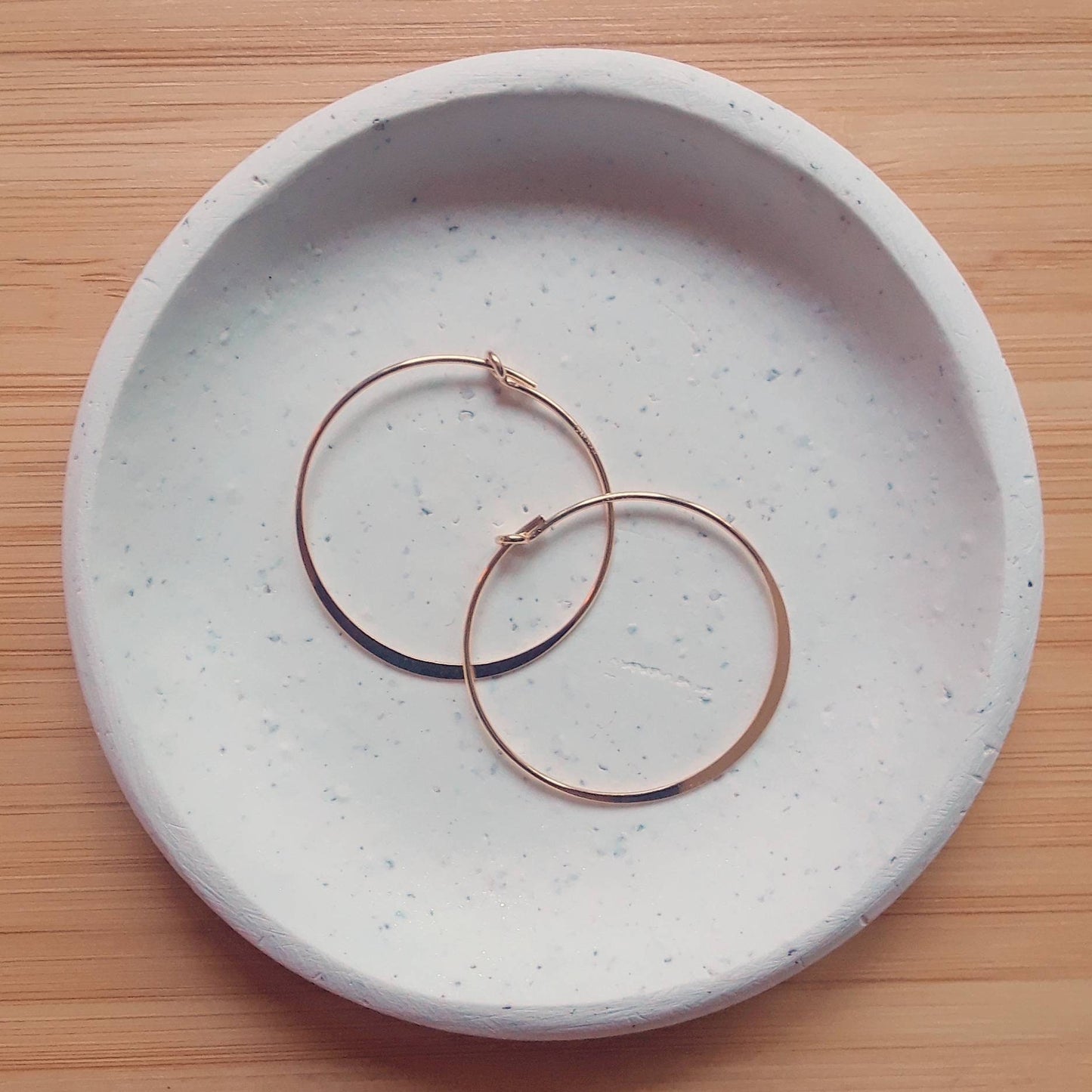 Tasha gold hoop earrings