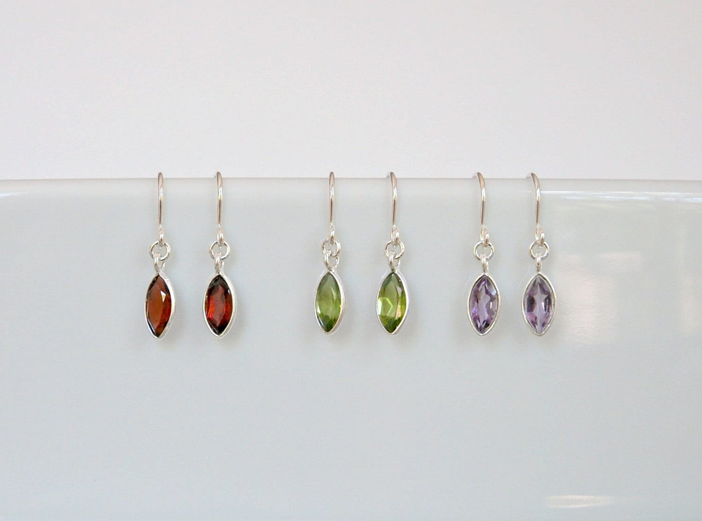 Vanessa gemstone drop earrings