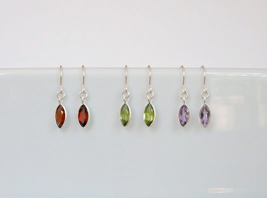 Vanessa gemstone drop earrings