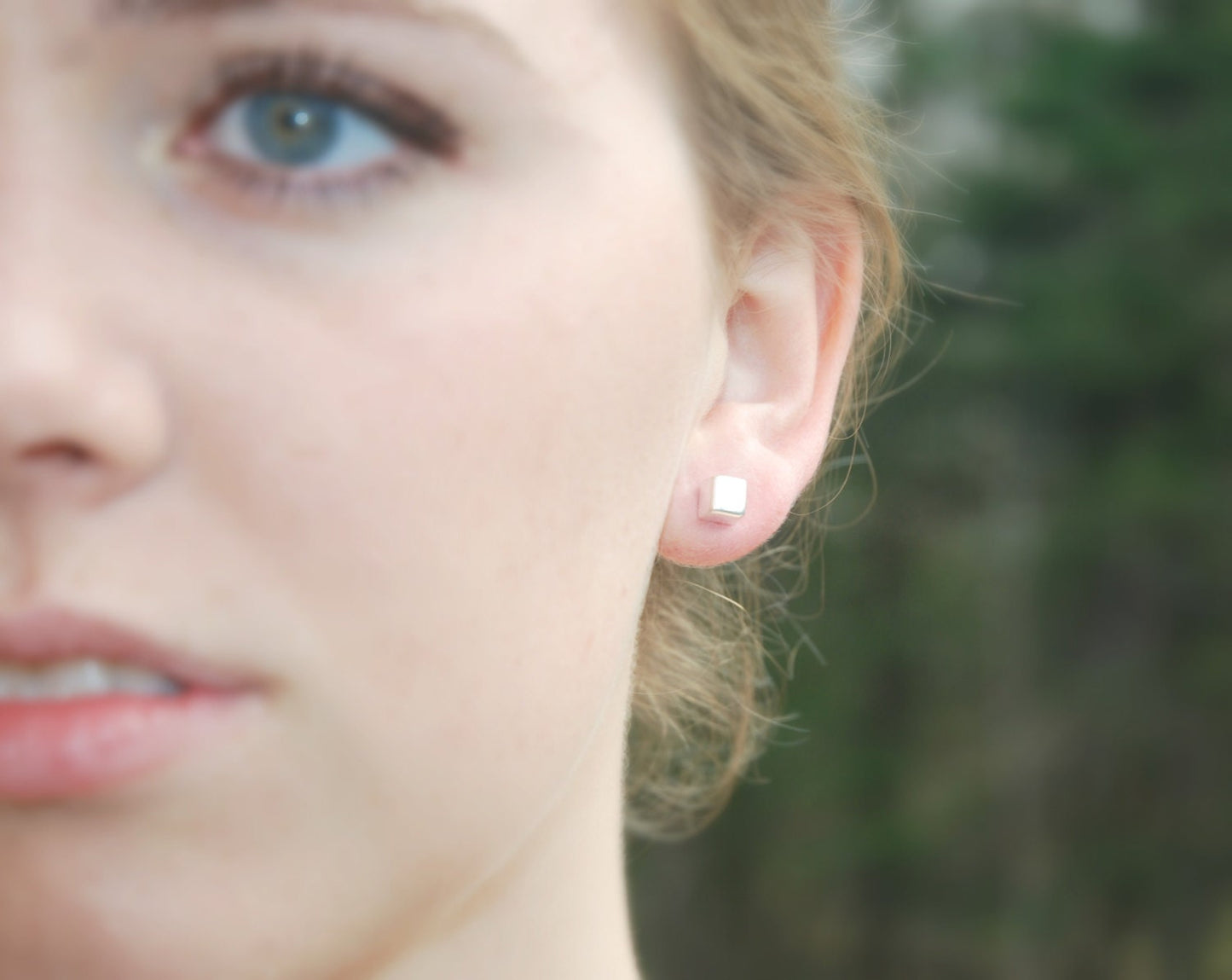 Mackenzie cube stud earrings