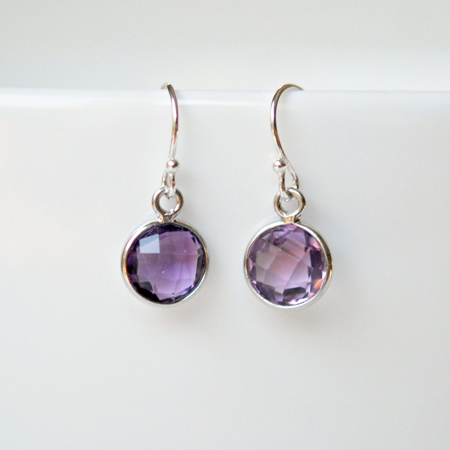 Pixie amethyst earrings