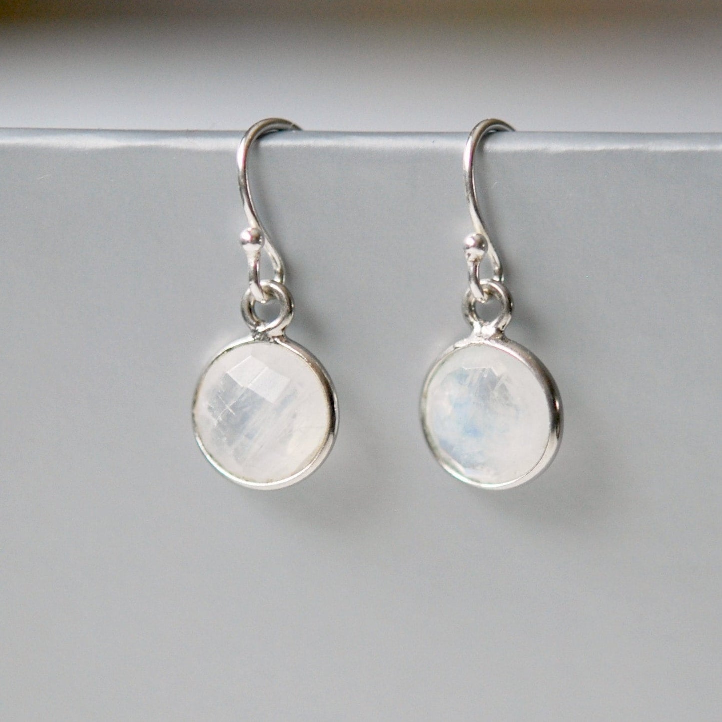 Pixie moonstone earrings